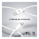 Дата кабель USB 2.0 AM to Lightning 1.0m AR12 3A white Armorstandart (ARM59531)