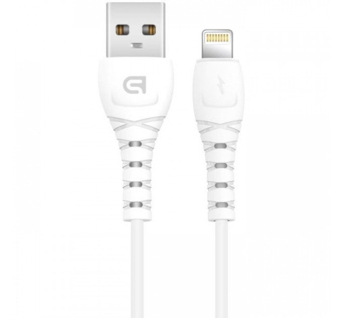 Дата кабель USB 2.0 AM to Lightning 1.0m AR16 3A white Armorstandart (ARM59534)