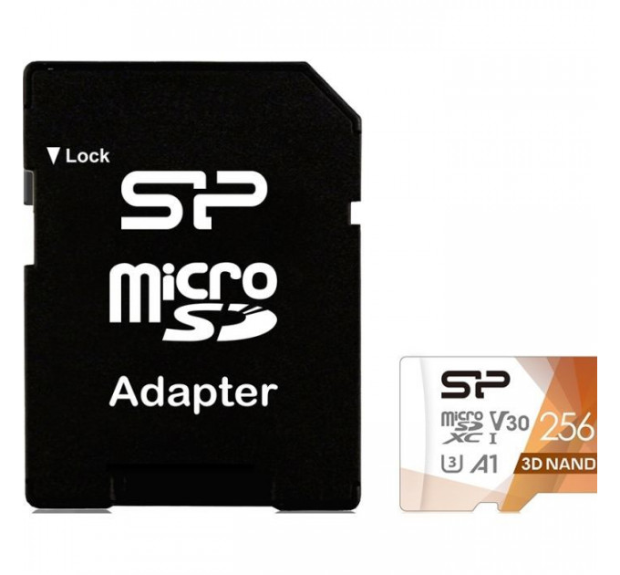 Карта памяти Silicon Power 256Gb microSDXC U3 A1 V30 Superior Color 100R/80W + адаптер (SP256GBSTXDU3V20AB) Карта памяти Silicon Power 256Gb microSDXC U3 A1 V30 Superior Color 100R/80W + адаптер (SP256GBSTXDU3V20AB)