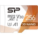 Карта памяти Silicon Power 256Gb microSDXC U3 A1 V30 Superior Color 100R/80W + адаптер (SP256GBSTXDU3V20AB)