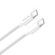 Дата кабель USB-C to USB-C 1.0m 3A 60W white ColorWay (CW-CBPDCC055-WT)