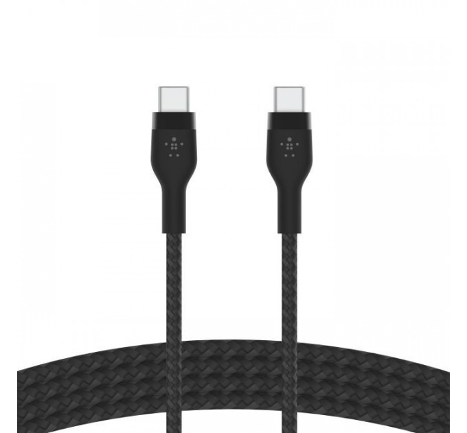 Дата кабель USB-C to USB-C 1.0m Belkin (CAB011BT1MBK)