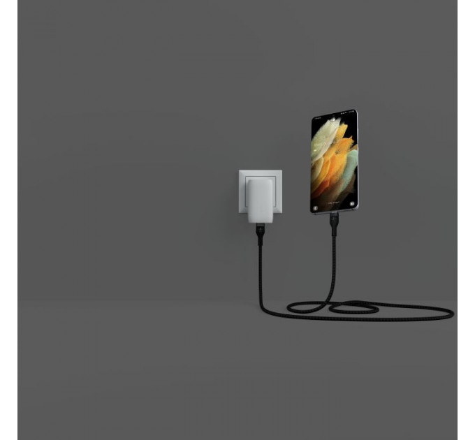 Дата кабель USB-C to USB-C 1.0m Belkin (CAB011BT1MBK)