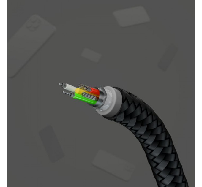 Дата кабель USB-C to USB-C 1.0m Belkin (CAB011BT1MBK)