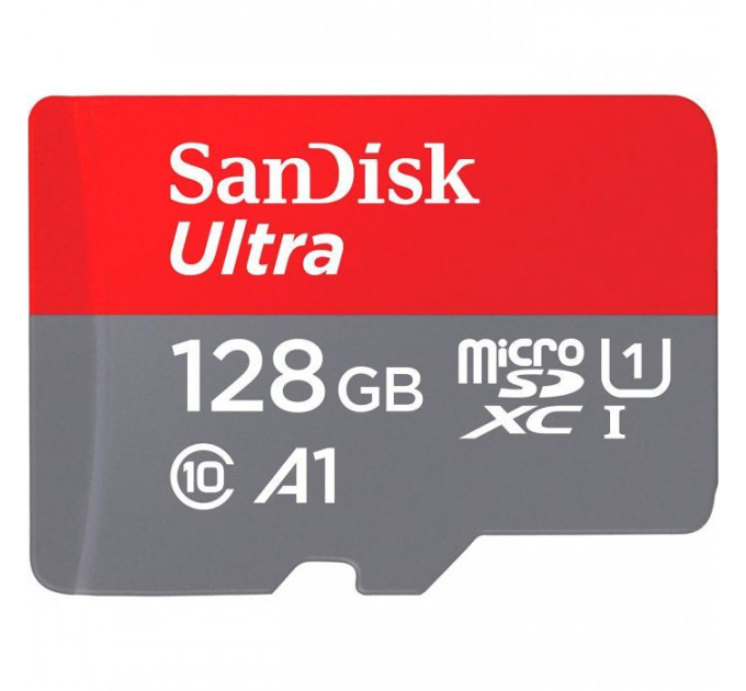 Карта памяти SanDisk 128GB microSD class 10 UHS-I Ultra (SDSQUAB-128G-GN6MA)