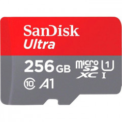 Карта пам/'яті SanDisk 256GB microSD class 10 UHS-I Ultra (SDSQUAC-256G-GN6MN)