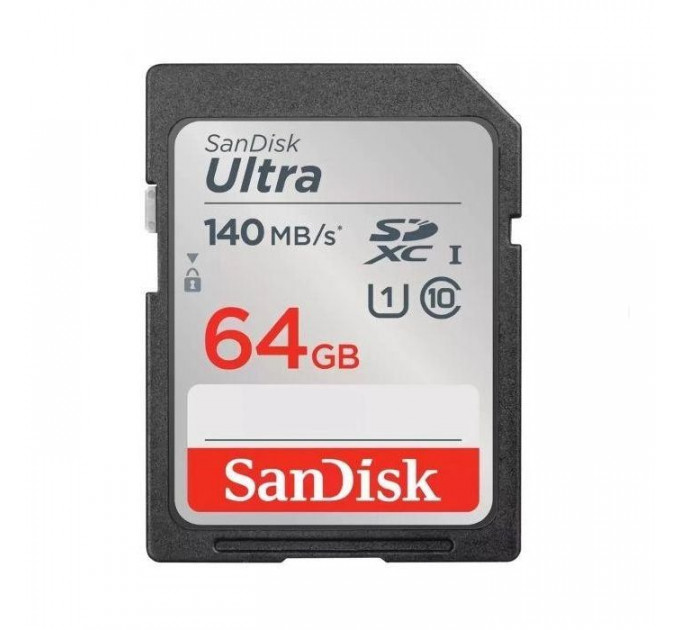 Карта пам/'яті SanDisk 64GB SD class 10 UHS-I Extreme Ultra (SDSDUNB-064G-GN6IN)