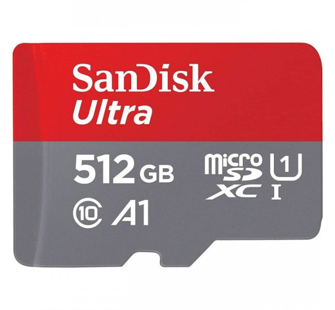 Карта пам/'яті SanDisk 512GB microSDXC class 10 UHS-I Ultra (SDSQUAC-512G-GN6MA)