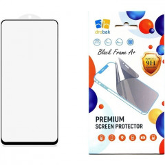 Скло захисне Drobak Xiaomi Redmi Note 12S Black Frame A+ (535395)