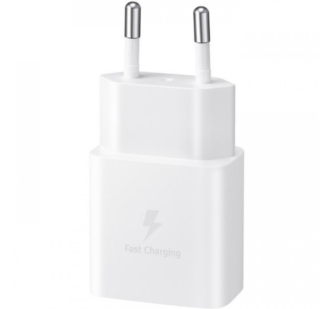 Зарядное устройство для Samsung USB-С 15W White + Cable USB-C 1m (EP-T1510XWEGEU)