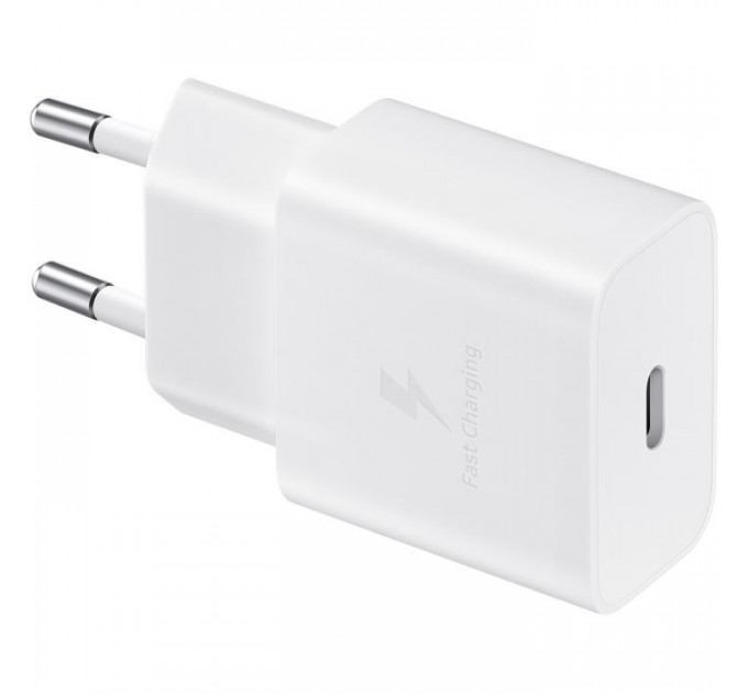 Зарядное устройство для Samsung USB-С 15W White + Cable USB-C 1m (EP-T1510XWEGEU)