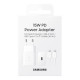 Зарядное устройство для Samsung USB-С 15W White + Cable USB-C 1m (EP-T1510XWEGEU)
