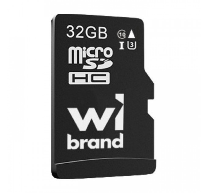 Карта пам/'яті Wibrand 32GB mictoSD class 10 U3 (WICDHU3\/32GB)