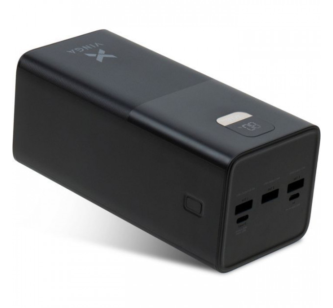 Батарея универсальная Vinga 50000 mAh 22.5W Display Black (VPBB5022)
