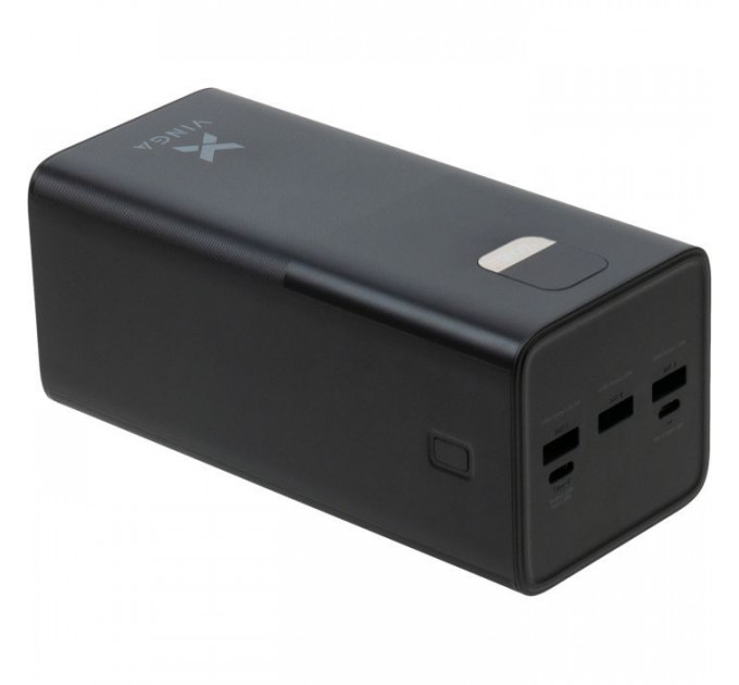 Батарея универсальная Vinga 50000 mAh 22.5W Display Black (VPBB5022)