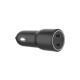 Зарядное устройство для Gembird 2xUSB-C (PD 20W) black (TA-UC-C2PD40-CAR-01)