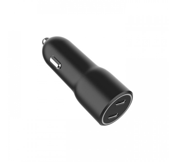 Зарядное устройство для Gembird 2xUSB-C (PD 20W) black (TA-UC-C2PD40-CAR-01)