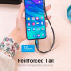 Дата кабель USB 2.0 AM to USB-C 0.5m 5.0A (25W) PVC black VENTION (CORBD)