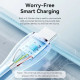 Дата кабель USB-C to USB-C 1.0m USB2.0 100W (20V\/5A) Light Blue Silicone VENTION (TAWSF)