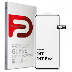Скло захисне Armorstandart Pro Xiaomi 14T \/ 14T Pro Black (ARM79330)