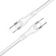 Дата кабеля USB-C to USB-C 1.0m (PD Fast Charging 240W) 5А white ColorWay (CW-CBPDCC065-WT)