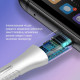Дата кабеля USB-C to USB-C 1.0m (PD Fast Charging 240W) 5А white ColorWay (CW-CBPDCC065-WT)