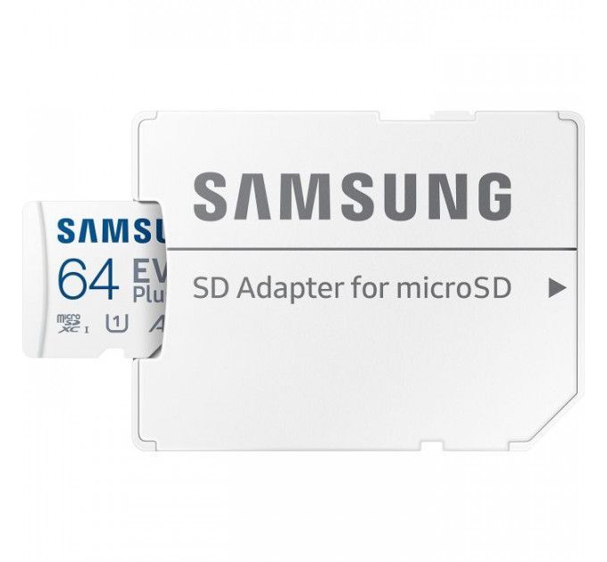 Карта пам/'яті Samsung 64GB microSD class 10 UHS-I U3 V30 A1 EVO Plus (MB-MC64SA\/EU)