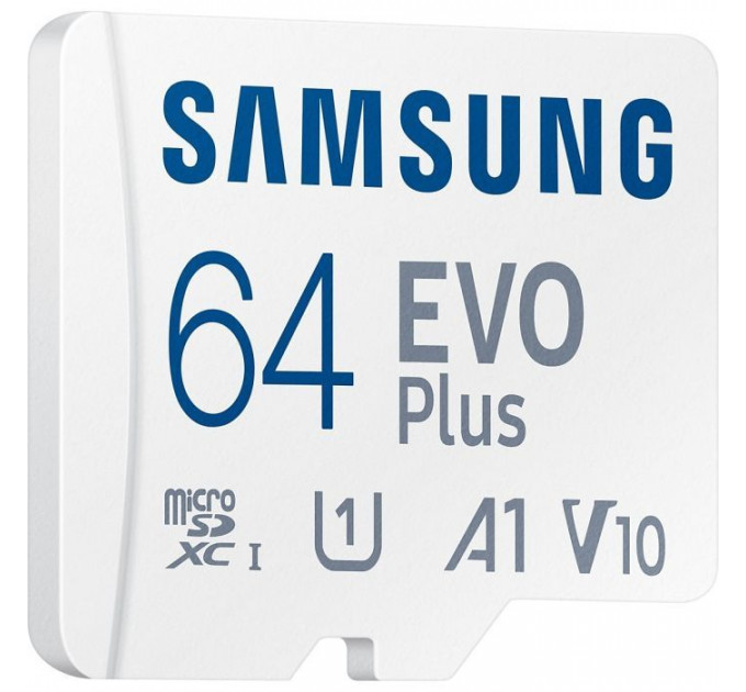 Карта пам/'яті Samsung 64GB microSD class 10 UHS-I U3 V30 A1 EVO Plus (MB-MC64SA\/EU)