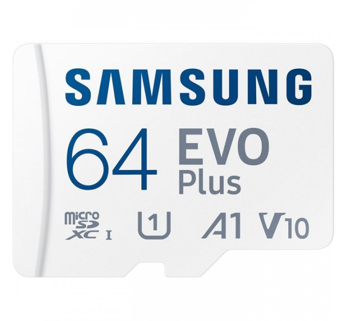 Карта пам/'яті Samsung 64GB microSD class 10 UHS-I U3 V30 A1 EVO Plus (MB-MC64SA\/EU)