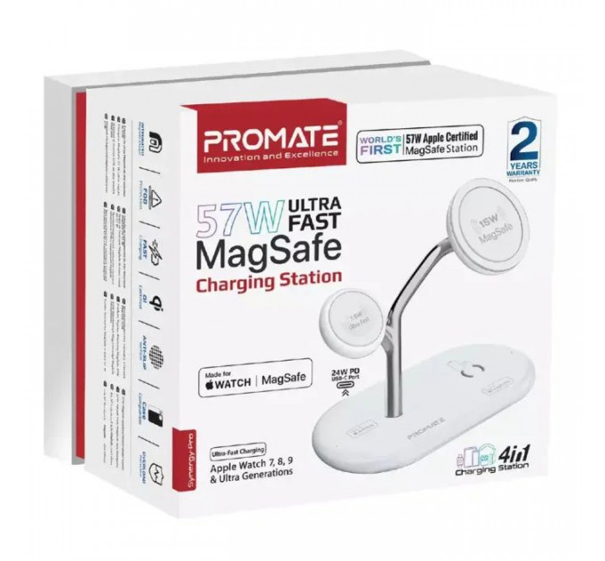 Зарядний пристрій Promate wireless (synergy-pro.white)