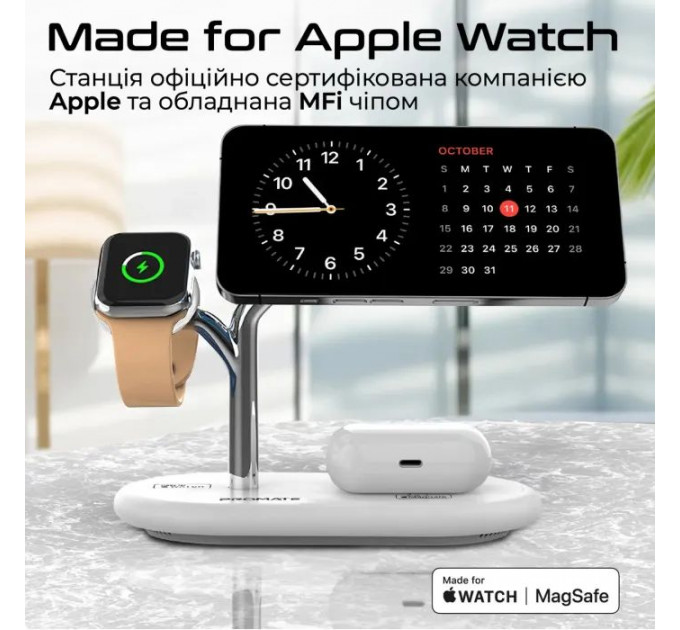 Зарядний пристрій Promate wireless (synergy-pro.white)