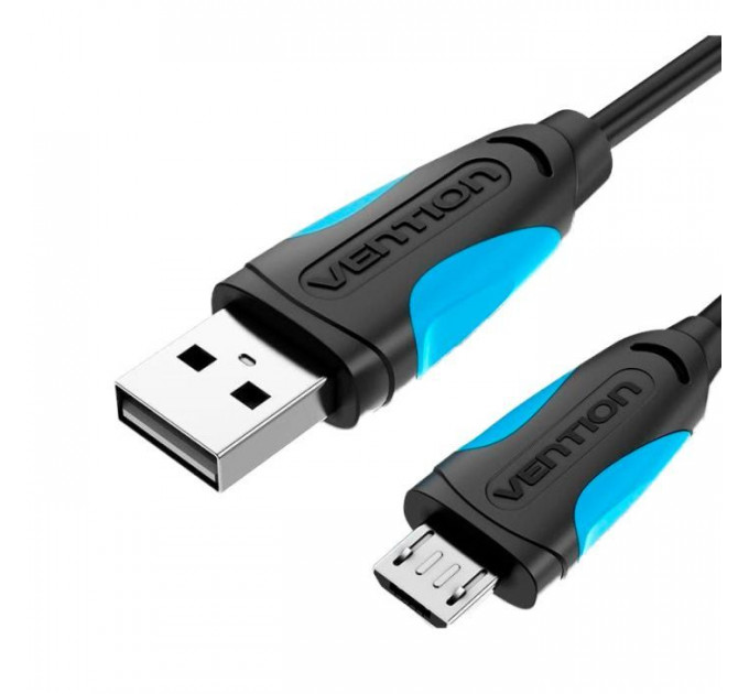Дата кабеля USB 2.0 AM to Micro 5P 0.5m Black VENTION (VAS-A08-B050) Дата кабеля USB 2.0 AM to Micro 5P 0.5m Black VENTION (VAS-A08-B050)