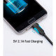 Дата кабеля USB 2.0 AM to Micro 5P 0.5m Black VENTION (VAS-A08-B050)
