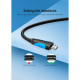 Дата кабеля USB 2.0 AM to Micro 5P 0.5m Black VENTION (VAS-A08-B050)