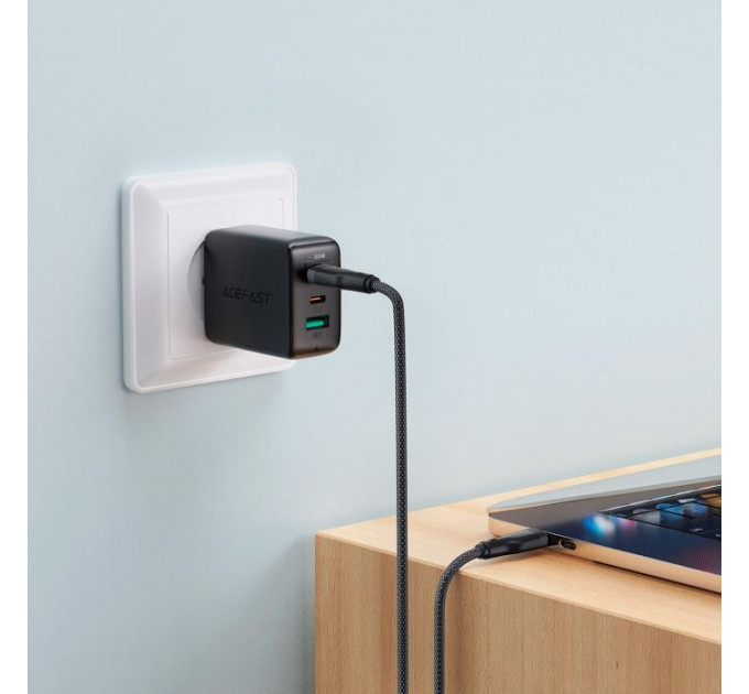 Дата кабель USB-C to USB-C 1.2m 3A C8-03 Acefast (6974316282716)