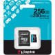 Карта пам/'яті Kingston 256GB microSDXC сlass 10 UHS-I U3 V30 A2 Canvas Go Plus G4 (SDCG4\/256GB)