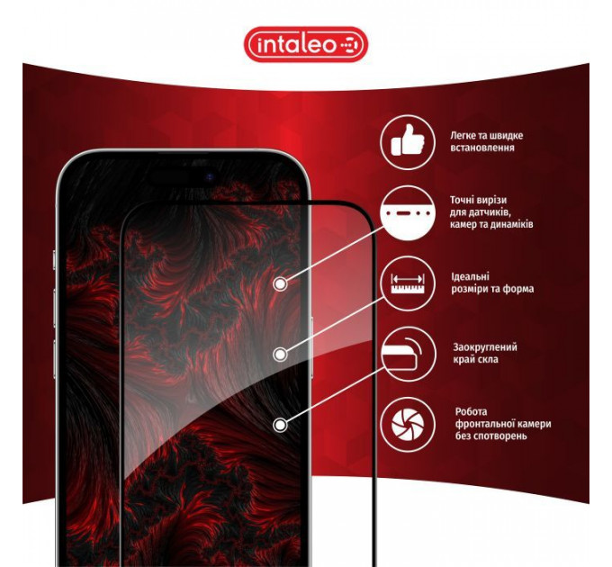 Стекло защитное Intaleo Full Glue Xiaomi 13T Black (1283126582554)