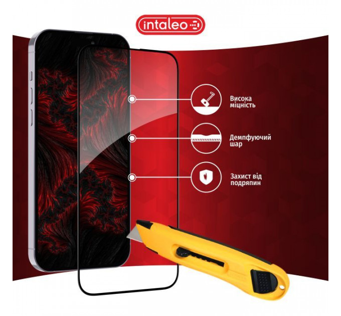 Стекло защитное Intaleo Full Glue Xiaomi 13T Black (1283126582554)