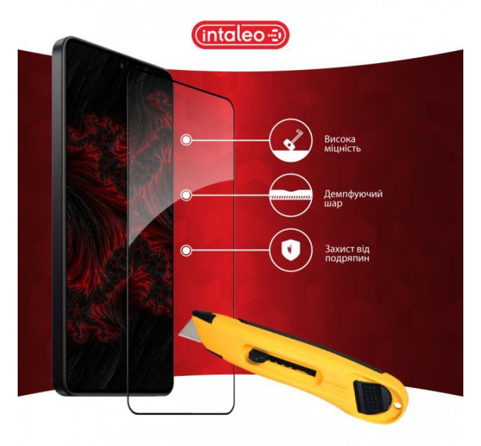 Стекло защитное Intaleo Full Glue Xiaomi Poco X7 Pro Black (1283126607882)