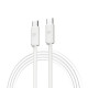 Дата кабель USB-C to USB-C 1.2m TPE 60W white Armorstandart (ARM75872)