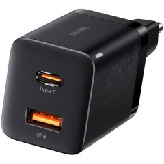 Зарядний пристрій Baseus Super Si Pro Quick Charger C+U 30W black (CCSUPP-E01)