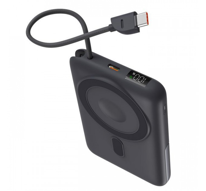 Батарея універсальна Vinga 10000 mAh 22.5W\/15W\/2.5W Wireless (VPBB1022WL)