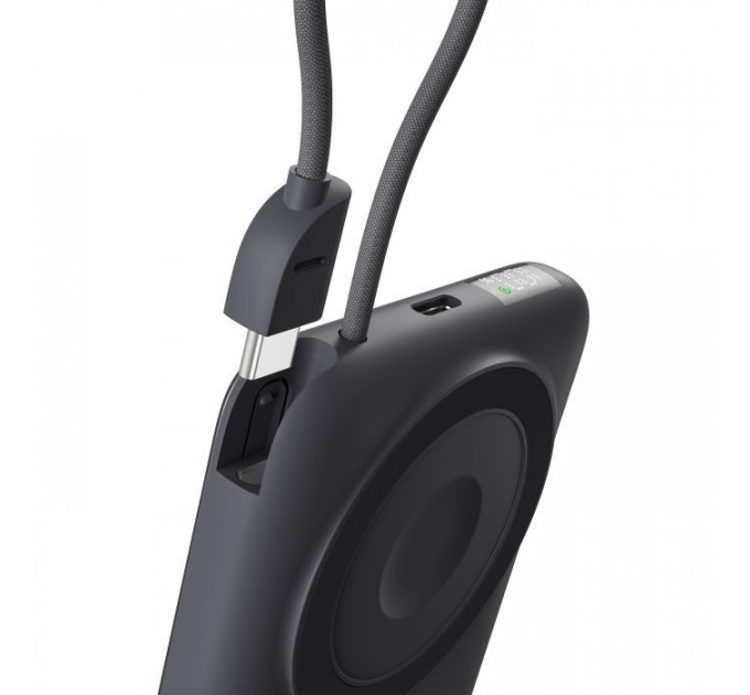 Батарея універсальна Vinga 10000 mAh 22.5W\/15W\/2.5W Wireless (VPBB1022WL)