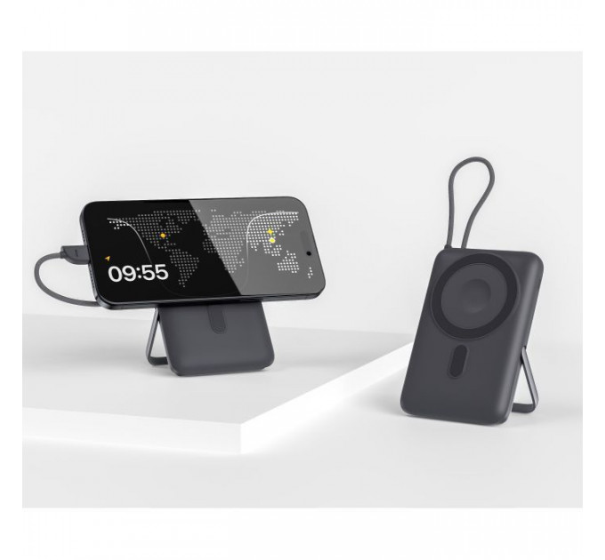 Батарея універсальна Vinga 10000 mAh 22.5W\/15W\/2.5W Wireless (VPBB1022WL)