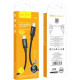 Дата кабель USB-C to USB-C 1.0m Wind 60W X89 black HOCO (6931474784384)