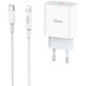 Зарядний пристрій HOCO C76A Plus Speed Source USB-C PD20W + cable USB-C to Lightning White (6931474746924)