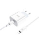 Зарядний пристрій HOCO C76A Plus Speed Source USB-C PD20W + cable USB-C to Lightning White (6931474746924)