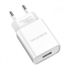 Зарядний пристрій BOROFONE BA20A Sharp USB 10.5W White (6931474700681)