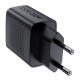 Зарядний пристрій Acefast A78 1xUSB-C PD20W + 1xUSB-A GaN Black (6974316283256)