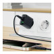 Зарядний пристрій Acefast A78 1xUSB-C PD20W + 1xUSB-A GaN Black (6974316283256)